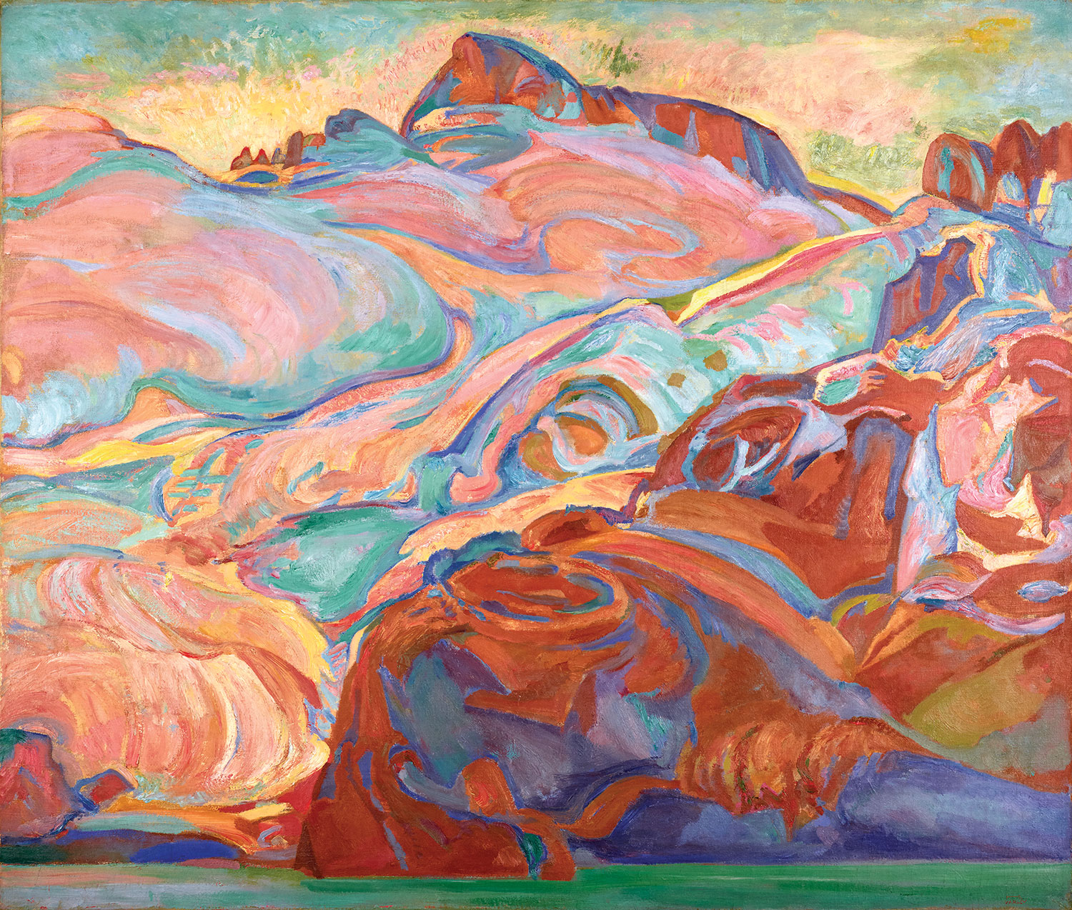 F.H. Varley, Early Morning, Sphinx Mountain, c. 1928