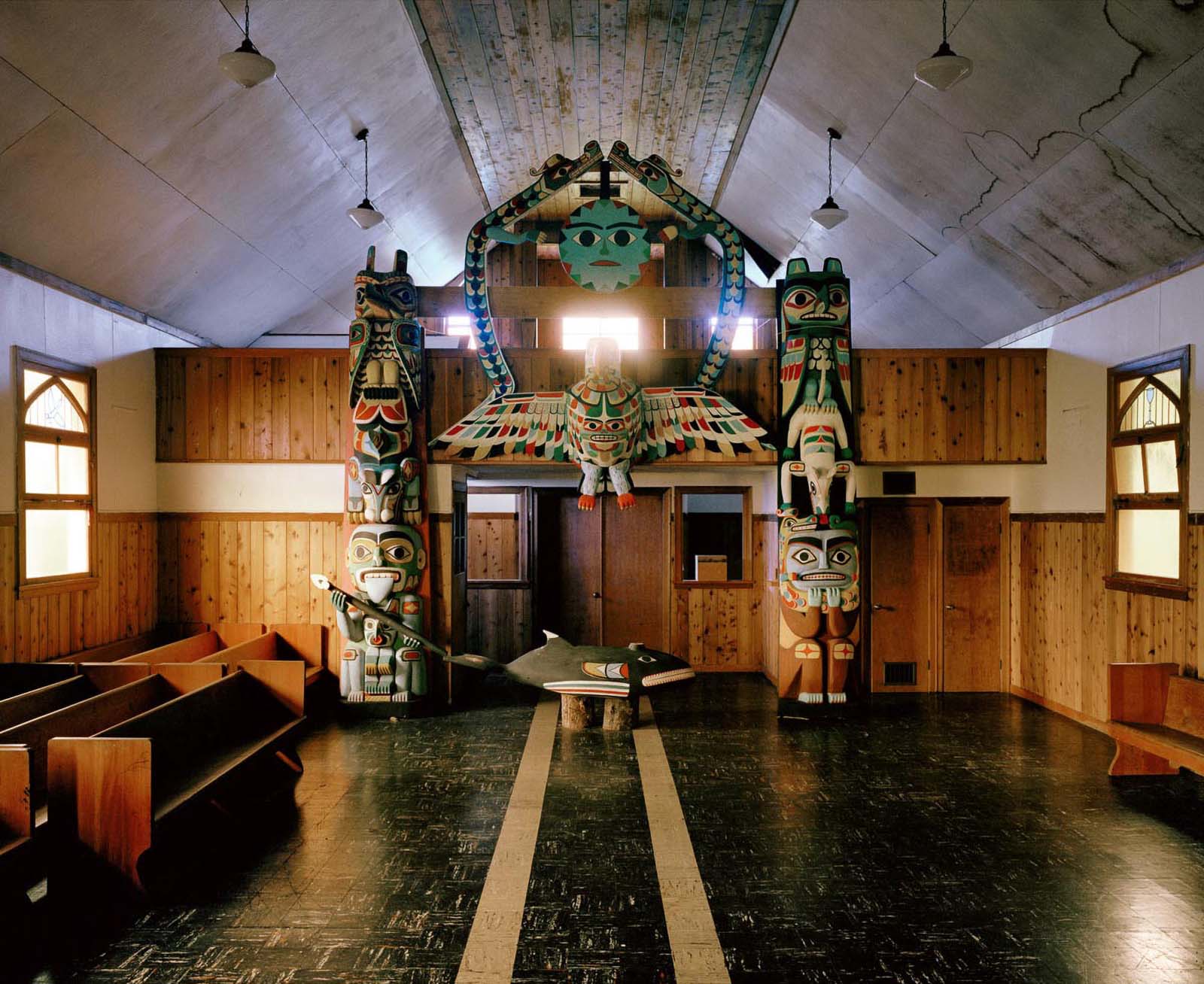 Interior of First Nations church