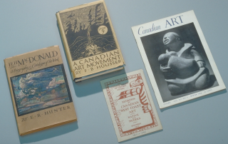 photograph of four books
